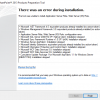 SharePoint Foundation 2013 install error1